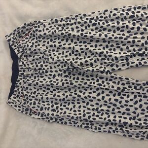 Aerie Black and White Spotted Pajama Pants